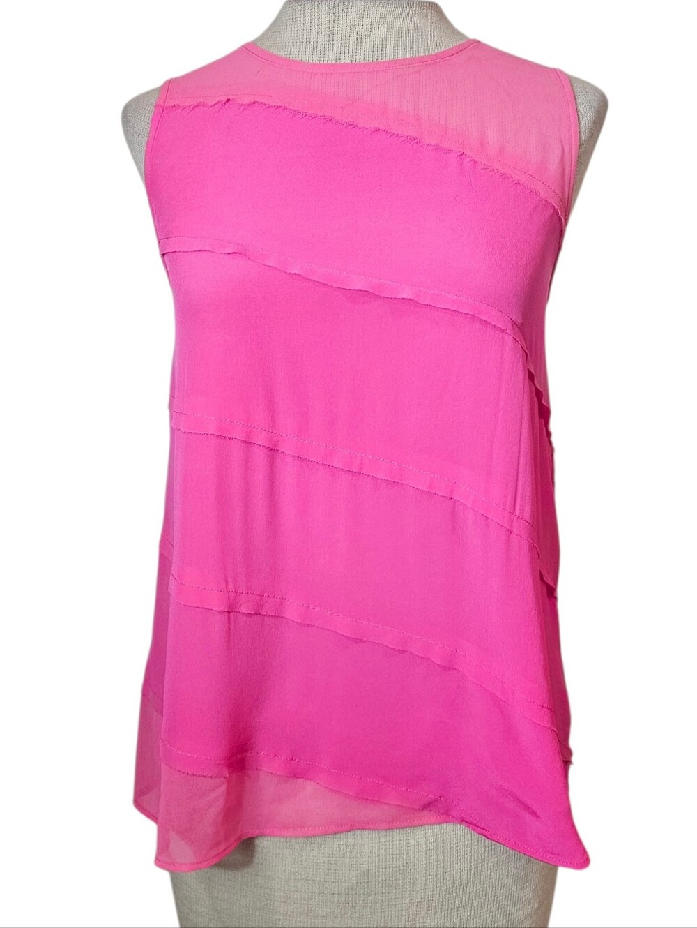 Sandro Paris Silk Camisole Top Size Small Designer Balletcore French Euro Summer